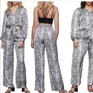 Good American Wide Leg Pants NWT​​​​​